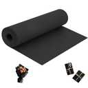 24”x 1200”Black Kraft Wrapping Paper Roll for Bulletin Board Poster Gift Wrapping, Craft Construction Paper for Easel Drawing Painting Art Supplies Packing Table Covering Bouquet Flower Christmas