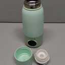 Portable Bottle Warmer for Travel - 17oz 12H Baby Bottle Milk Warmer, Fast Heat Travel Bottle Warmer for Breastmilk, USB Calentador De Biberones on The Go - Wireless Car Bottle Water Warmer, Green