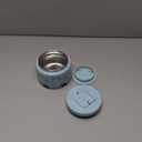 JXXM 8 Oz Thermo Food Jar for Hot & Cold Food for Kids, Insulated Lunch Containers Hot Food Jar, Leak-Proof Vacuum Stainless Steel Wide Mouth Lunch Soup Thermo for School (Blue-Octopus)