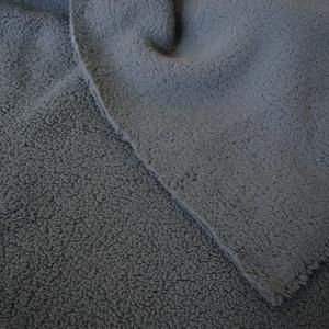 IKIID Double-sided Sherpa Faux Fake Animal Fur Fabric Long Pile For Home Decor Upholstery Dressmaking Plush Sewing Quilting Apparel Crafts Decor(Color:39 black gray)