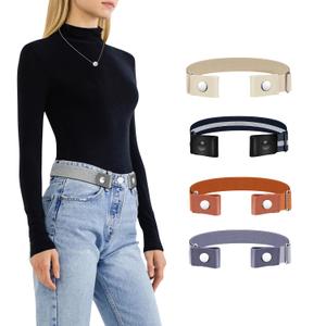 TOURZOO Belts for Women/Men Buckle Free Elastic Belt Invisible No Buckle Stretch Waist Belt For Jean Pants,Dresses,No Bulge