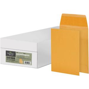 Quality Park #1 Coin Envelopes, 2 1/4 x 3 1/2, Gummed, Small Parts, Jewelry & Seed Envelopes for Garden, Office, 24 lb Kraft, 500 per Box (QUA50160)