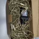 610 LED Christmas Net Lights, 34.5ft x 5ft Mesh Lights Outdoor with Timer & 8 Lighting Modes Clear Wire, Waterproof Connectable String Lights for Bushes Xmas Tree Garden Holiday Party - White