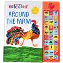 World of Eric Carle, Around the Farm 30-Button Animal Sound Book - Great for First Words - PI Kids (Hardcover)