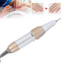35000RPM Electric Nail Drill Pen, 5-Hole Connector Nail Drill Replacement Handle Handpiece, Manicure Pedicure Machine Polish Tool for Acrylic Nails, Low Noise Nail Art Tool for Salon and Home Use