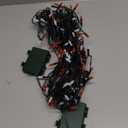 Joomer Battery Christmas Lights, 66ft 200LED Fairy Lights Battery Operated Timer 8 Modes Waterproof for Outdoor Home Garden Party Holiday Christmas Trees Decoration (Red White)