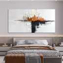 Abstract Large Wall Art Decor Modern Wall Art Pictures for Living Room Abstract Canvas Art Wall Decor Oversized Black and White Wall Art Prints Artwork for Walls Bedroom Office Home Decor 29" X 58"
