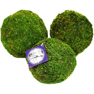 SuperMoss (25542 Moss Balls, Fresh Green, 6" (3 Pack)