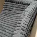 Veehoo Elevated Dog Bed with Bolster Cushion, Fluffy Plush Dog Couch Beds for Small Dogs, Cats, Washable Raised Pet Cot with Non-Slip Feet for Indoor or Patios Use, 30 x 20 Inches, Grey