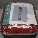 puredown Blankets King Size - Soft Lightweight Down Blanket for All Seasons, Cozy Warm Luxury Bed Blanket with Satin Trim, Microfiber Cover, Burgundy (108"X90")