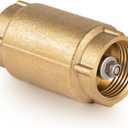 1" No-Lead Brass Check Valve with Backflow Preventer, CVNL100 700 Series, Universal One-Way 1" FNPT 1" FNPT