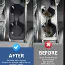 Cup Holder Inserts for 2026 2025 Toyota Camry Accessories, Non-Slip TPE Center Console Protector Organizer to Prevents Spills & Scratches for Camry SE|XSE|LE|XLE Interior Accessories