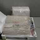 PoKat 23" Modern Ceramic Table Lamp Set of 2 for Living Room White Desk Lamps for Bedroom Farmhouse Bedside Nightstand Lamp House Warming Gifts New Home Decor End Table Lamps Gifts for Women Mom Beige