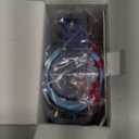 iClever BTH12 Kids Bluetooth Headphones,Colorful LED Lights Kids Headphones Wireless,74/85dBA Safe Volume,85H Playtime,Fast Charging,Bluetooth 5.2,Over Ear,Builtin Mic for iPad/Tablet/Airplane,Blue