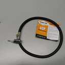 LUMITECO 21'' Quick Air Release Extension Hose, Tire Valve Extension Tube w/Presta Valve & Air Pump Ball Needle Set, Air Tire Inflator Pump Hose with Air Chuck Adapter for Portable Air Compressor