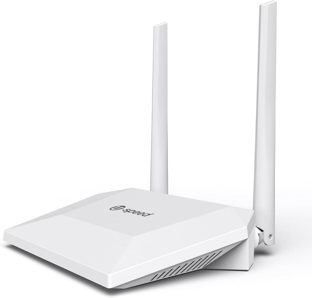 U-SPEED N300 WiFi Router 2.4G Easy Setup Wireless Internet Network Router, Supports Wireless Repeater, WISP, Up to 300Mbps for Home and Office