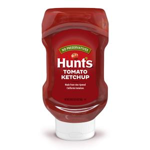Hunts Tomato Ketchup, 20-oz. Squeeze Bottle (Pack of 12)