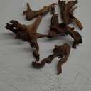 Natural Small Aquarium Driftwood for Fish Tanks & Reptile Terrariums  100% Safe Fish Tank Decorations, Unique Twisted Branches 5-Piece 4-8 Inch Low Tannin, Easy to Sink