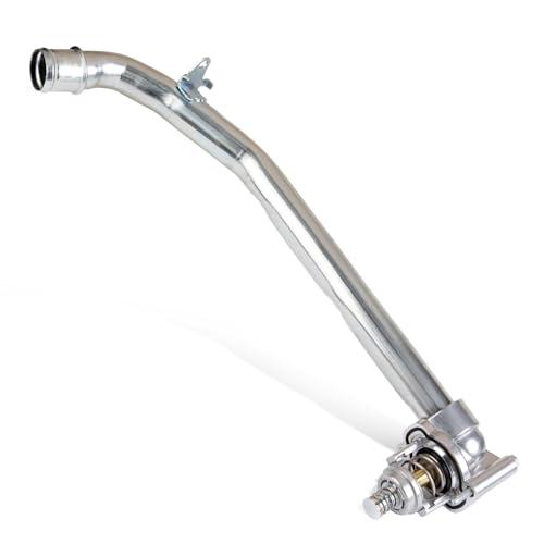 MITZONE Coolant Thermostat Housing Assembly compatible with 2017-2023 Buick Cadillac Chevy GMC Vehicles - LaCrosse Regal XT5 XT6 Blazer Acadia 3.6L Replace