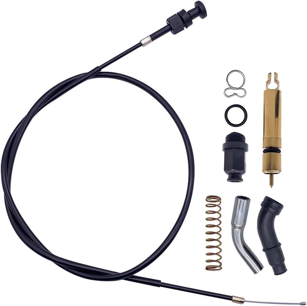 Carburetor Choke Cable and Starter Valve Plunger Kit Compatible With Honda TRX500 Foreman Rubicon 500 Choke Cable TRX500FPA TRX500FM TRX500FA