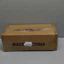 Utility Slim Storage Cart with Wheels, 4 Tier Small Rolling Cart with Wood Top, Metal Kitchen Bathroom Laundry Room Organization Trolley with Handle for Narrow Space  Black (7.1 inch wide)