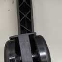 BestOffice | Ergonomic Office Chair | Mid-Back Swivel Desk Chair | Breathable Backrest & Lumbar Support | Adjustable Height | Sponge Seat | Rolling Wheels | Dark Black | for Adults & Women