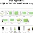 RC Battery Charger for T-raxxas Smart NiMH/NiCd Battery Charger for 4.8V 7.2V 8.4V 9.6V Battery Compatible 2.4V-12V NiMH/NiCD Pack