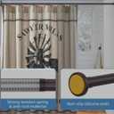 Shower Curtain Rod,1 Inch Diameter Stainless Steel Adjustable Spring Tension Rods 32 to 92"