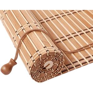 HIAPES Bamboo Blinds for Interior Window, Bamboo Shades for Indoor Windows, Custom Size, Easy Install Roller Shades for Indoor Window and Outdoor Patio