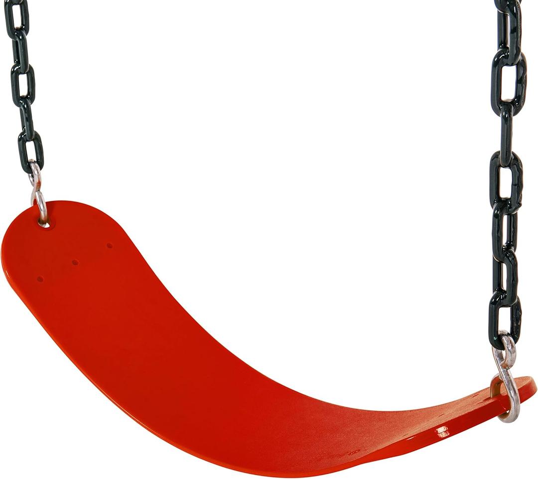 Jack & June Red Belt Playset Swing with 80 Chains Made for 5 and 6 Deck Height