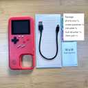 Game Case for iPhone 15 Pro Retro Video Game Phone Case Playable Design, Shockproof Funny Gaming Cover for iPhone, Classic Creative Gamer Birthday Gifts, Red