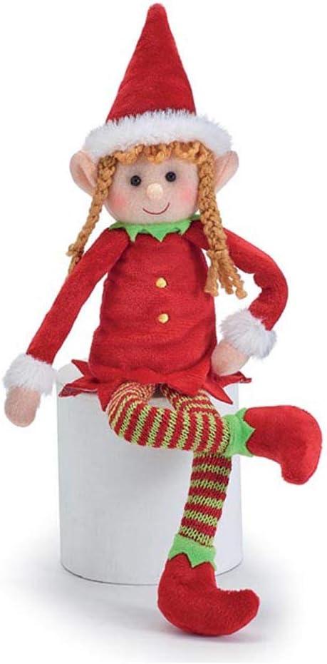 PLUSH CHRISTMAS GIRL ELF