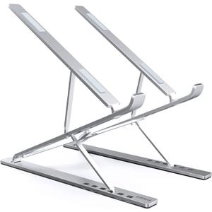 Laptop Stand Adjustable Portable Aluminum for 10" - 17" Laptop Tablet (Silver)