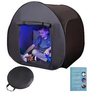 Sensory Play Tent | Calming Hideout for Kids | Sensory Den | Pop-up | Blackout | Indoor Tent | Easy to Setup | Helps with: SPD, Anxiety, ADHD, Autism & More | Single Size