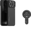 Aulumu for iPhone 17 Pro Max Aramid Fiber Case and Stand Bundle A17+G05 Air Black