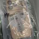 Misscase Magnetic for iPhone 17 Pro Case,Comes with Camera Lens Protector,Compatible with Magsafe,Soft TPU Full Protection Slim Smooth Bumper Shockproof Phone Cover Gold