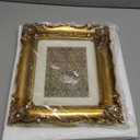 SIMON'S SHOP Vintage Gold Picture Frame 8x10 for Wall and Tabletop, Ornate 8x10 Picture Frames with Mat for 5x7 Image, Antique Photo Frames with Glass Cover