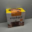 Crock-Pot 8-Quart Manual Slow Cooker, XL Family Size Serves 10+ People, Removable Stoneware with Warming Setting, Dishwasher Safe for Easy Cleanup, Red