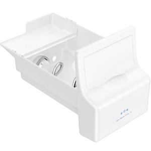 Upgraded 241860812 Refrigerator Ice Bucket Compatible with Frigidaire Ice Maker Replacement, Ice Bin Auger Assembly Parts AP4432835 FGHS2332LE0 FGHS2342LF0 DGUS2635LE0 FGUS2635LE0 Ice Maker Tray