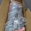 Tosnail 30 Pack Kids Velvet Hangers Children's Clothes Hangers Baby Hangers with Clips - Pink