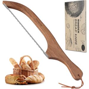 Sourdough Bread Knife for Homemade Bread, Sourdough Bread Slicer for Homemade Bread, Bread Cutter for Homemade Bread, Serrated Bread knife, Sourdough Knife for Slicing, Bread Bow Bread Saw