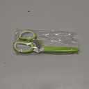 5-Blade Herb Cutter Scissors with Safety Cover, Cleaning Comb - Green