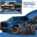 Rear View Backup Camera Parking Assist Camera Compatible with Chevy Silverado GMC Sierra 1500 2500HD 3500HD 2014-2015 Replace OEM Number 22803702 23306741 PAC13 590082