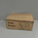 XVISHX Baby Playpen with Mat, 50 x 50 Inch Play Pen Playards, Playpen for Babies and Toddlers, Baby Playard for Indoor & Outdoor Active Center Game Fence, Skin-Friendly Fabric and Soft Breathable Mesh (Grey)