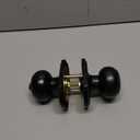 Probrico Black Door Knobs Interior, Bedroom/Bedroom Door Locks Interior, Black Privacy Door Knobs with Lock, Round Door Handle Knobsets, 8 Pack