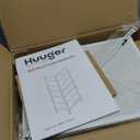 Huuger 43.3 Inch Tall Dresser for Bedroom, 6 Drawer Dresser & Chests of Drawers, Fabric Dresser for Closet, Bedroom, Night Stand, End Table with Metal Frame, Storage Tower with Fabric Bins, White