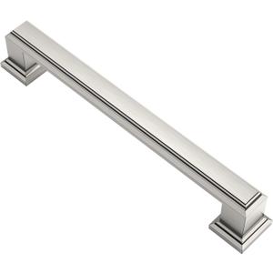Alzassbg 10 Pack Brushed Satin Nickel Cabinet Pulls, 5 Inch(128mm) Hole Center Cabinet Handles Kitchen Pulls for Cabinets and Drawer AL3071SN