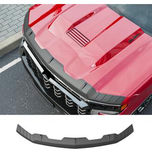 Hood Deflector Compatible with 2019-2025 Chevy Silverado 1500 Hood Protector TPE Hood Shield Replacement for 2019-2025 Chevy Silverado Accessories