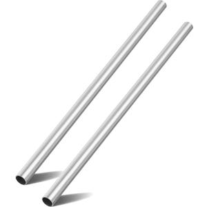 2 Pack 1" OD 304 Stainless Steel Pipe,24 Inch Length Thickened Metal Tubing,1.5mm Wall Thickness,1 Inch Stainless Steel Tube (2, 24 inch)