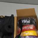 Resistance Bands Set - Pull Up Bands for Men Women, Exercise Bands Resistance with Door Anchor, Training Poster & Pouch for Body Stretching, Pull Up Assist ((15-170LBS) - Colorful-black/red/yellow/purple/green/blue)